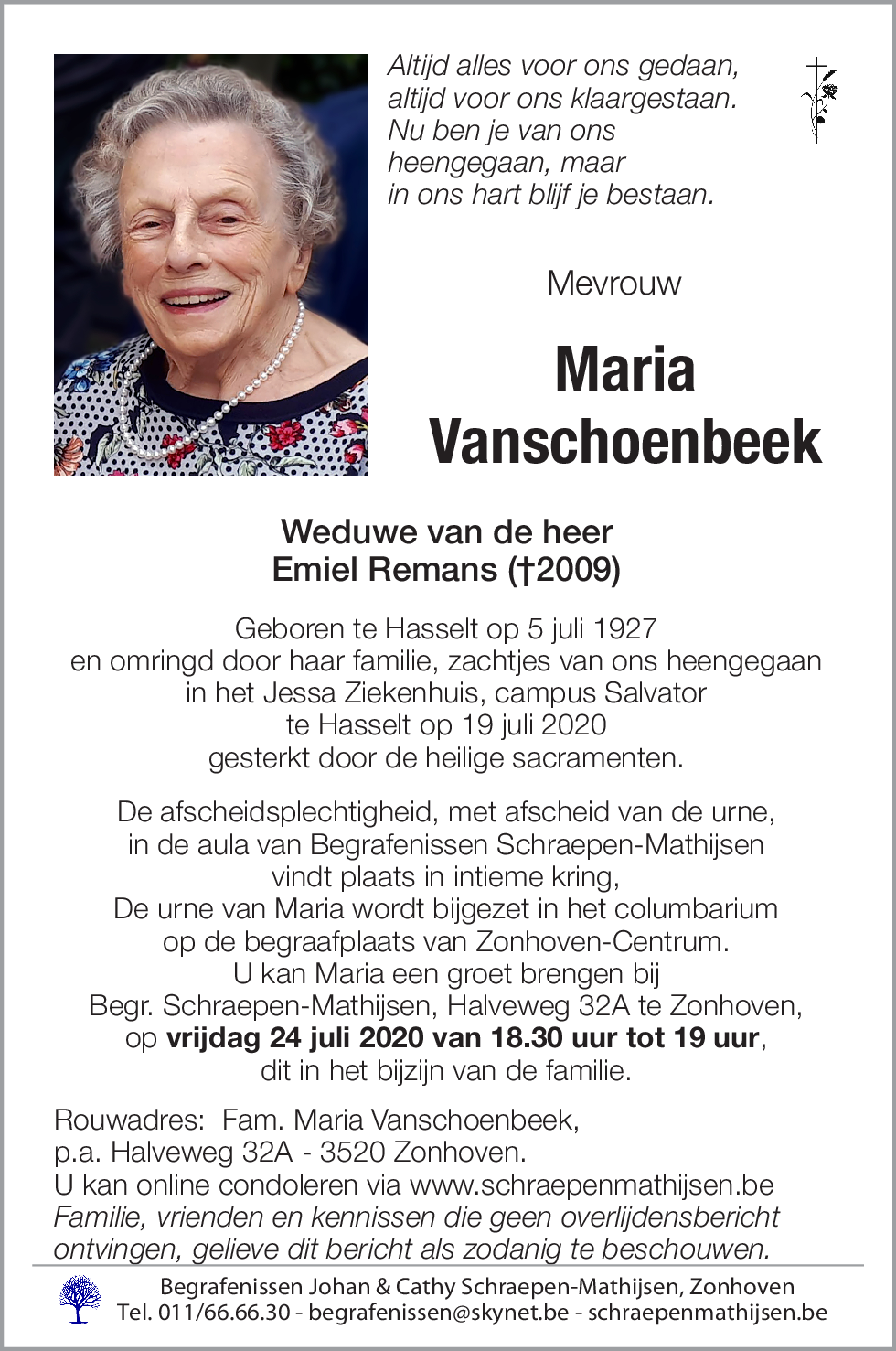 Maria Vanschoenbeek