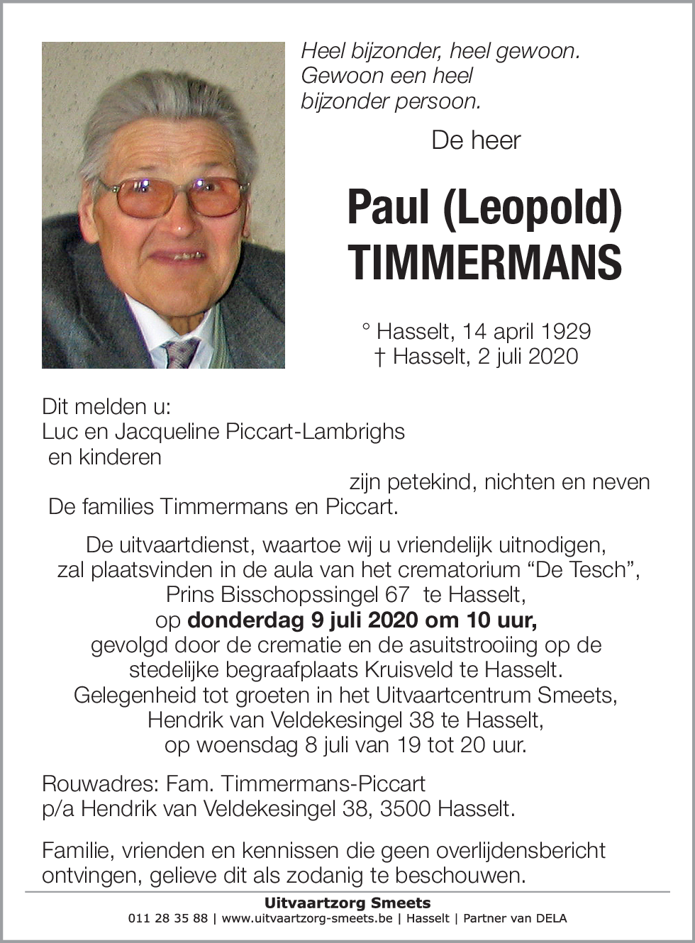 Paul (Leopold) Timmermans