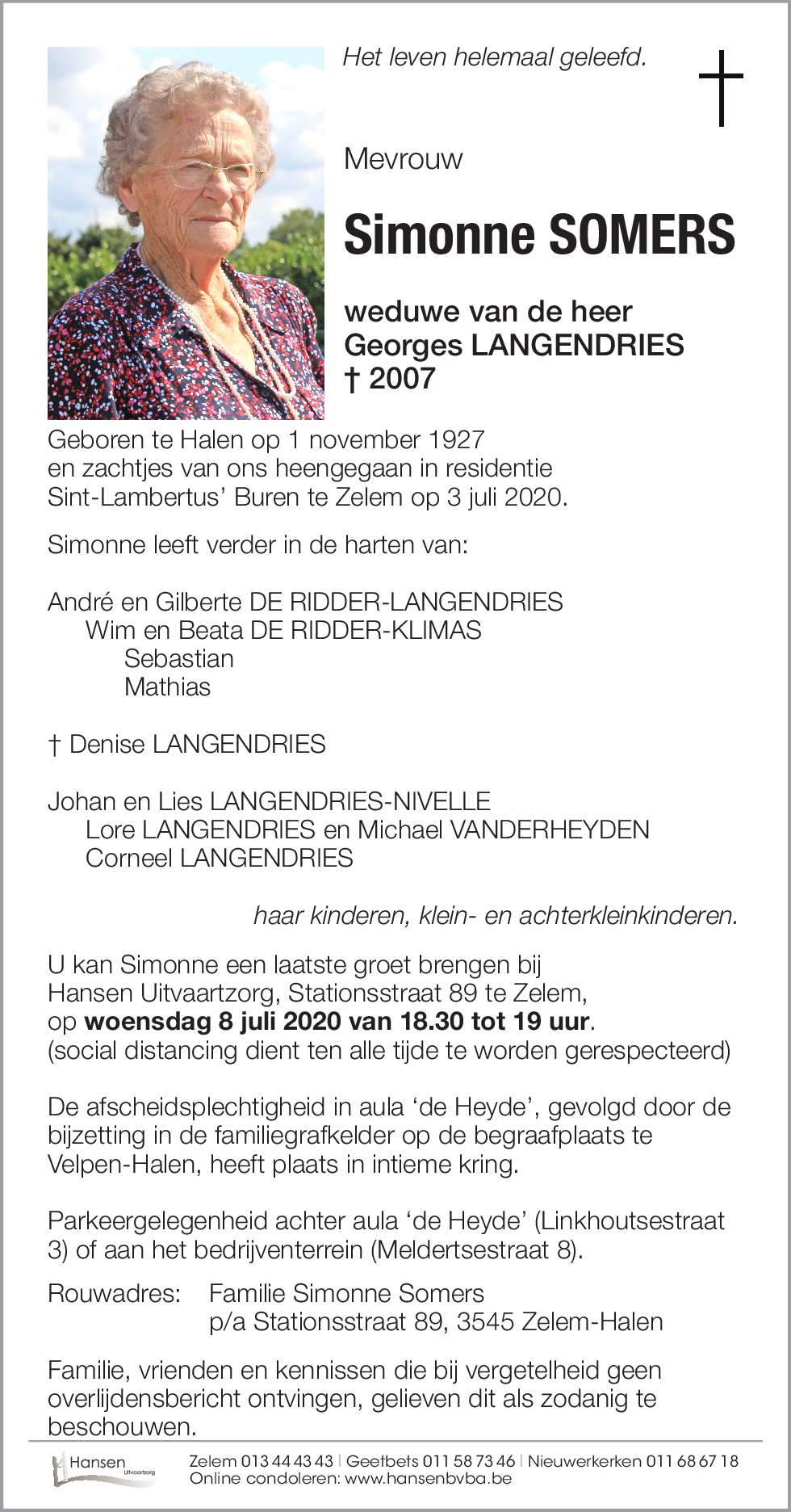 Simonne SOMERS