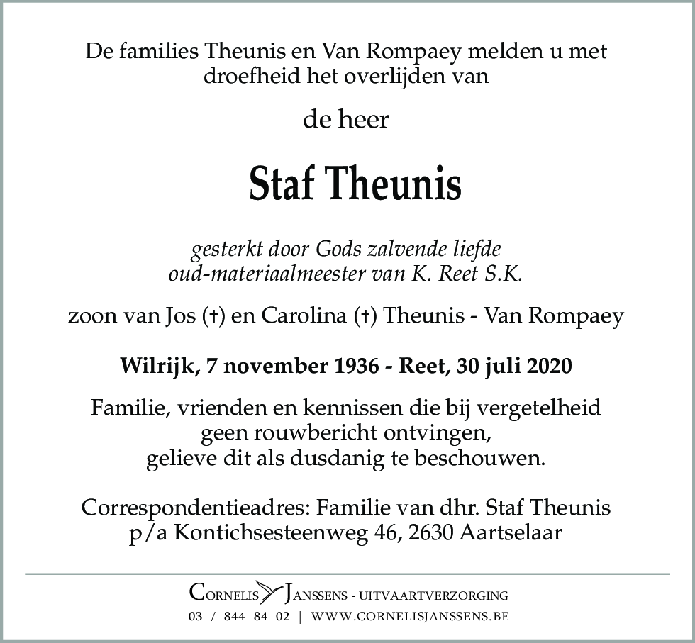 Staf Theunis