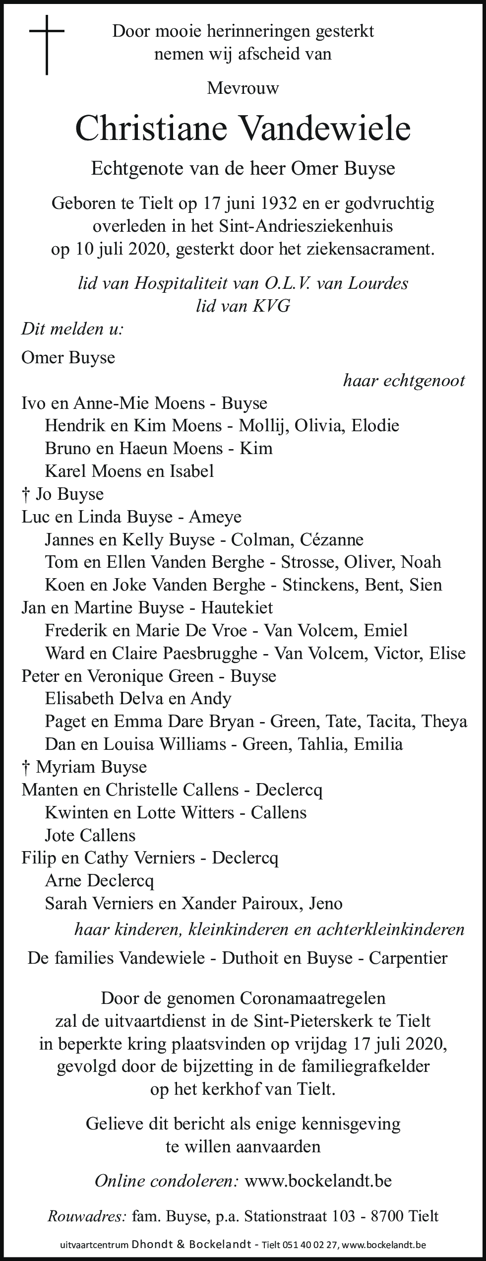 Vandewiele Christiane