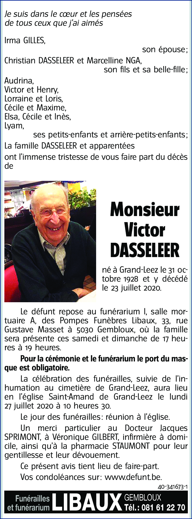 Victor DASSELEER