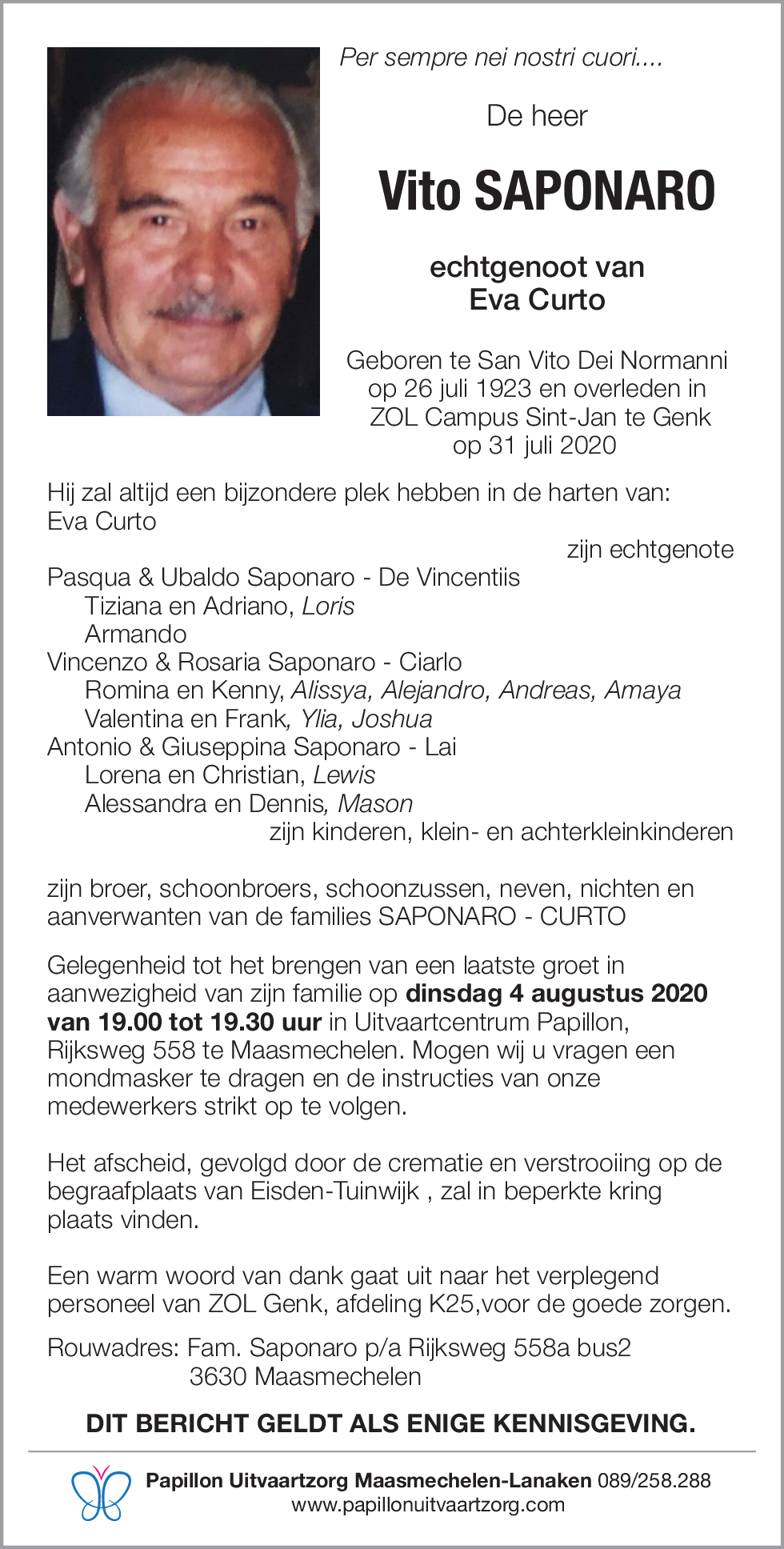 Vito Saponaro