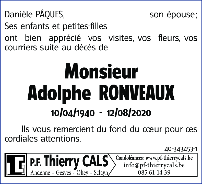 Adolphe RONVEAUX