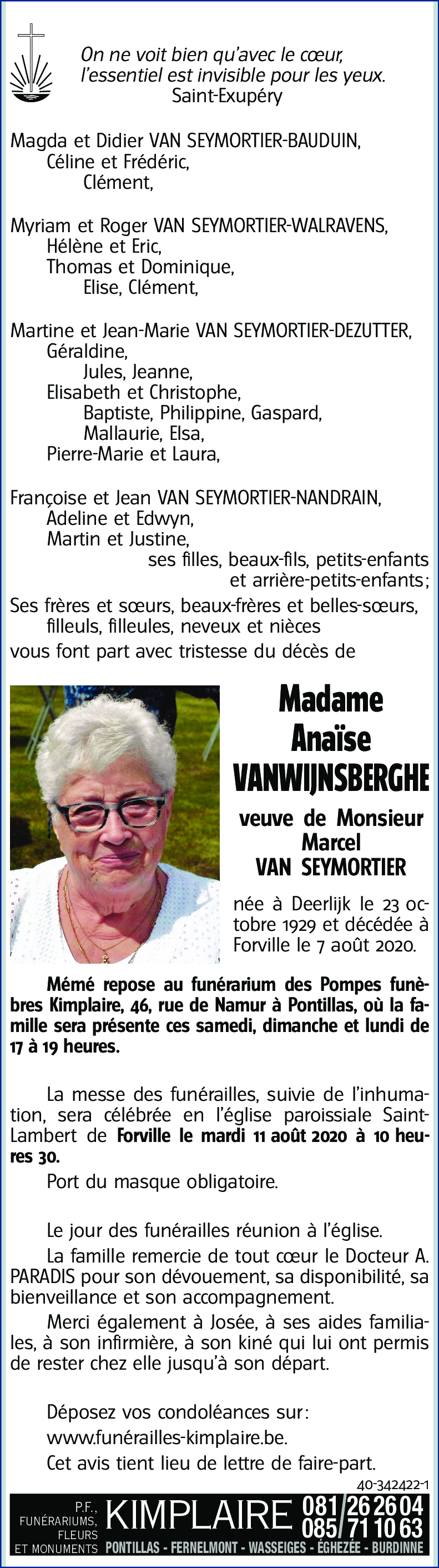 Anaïse VANWIJNSBERGHE