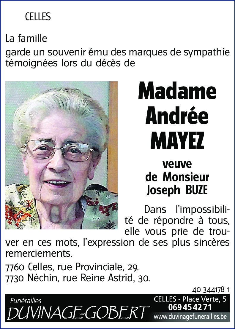 Andrée MAYEZ