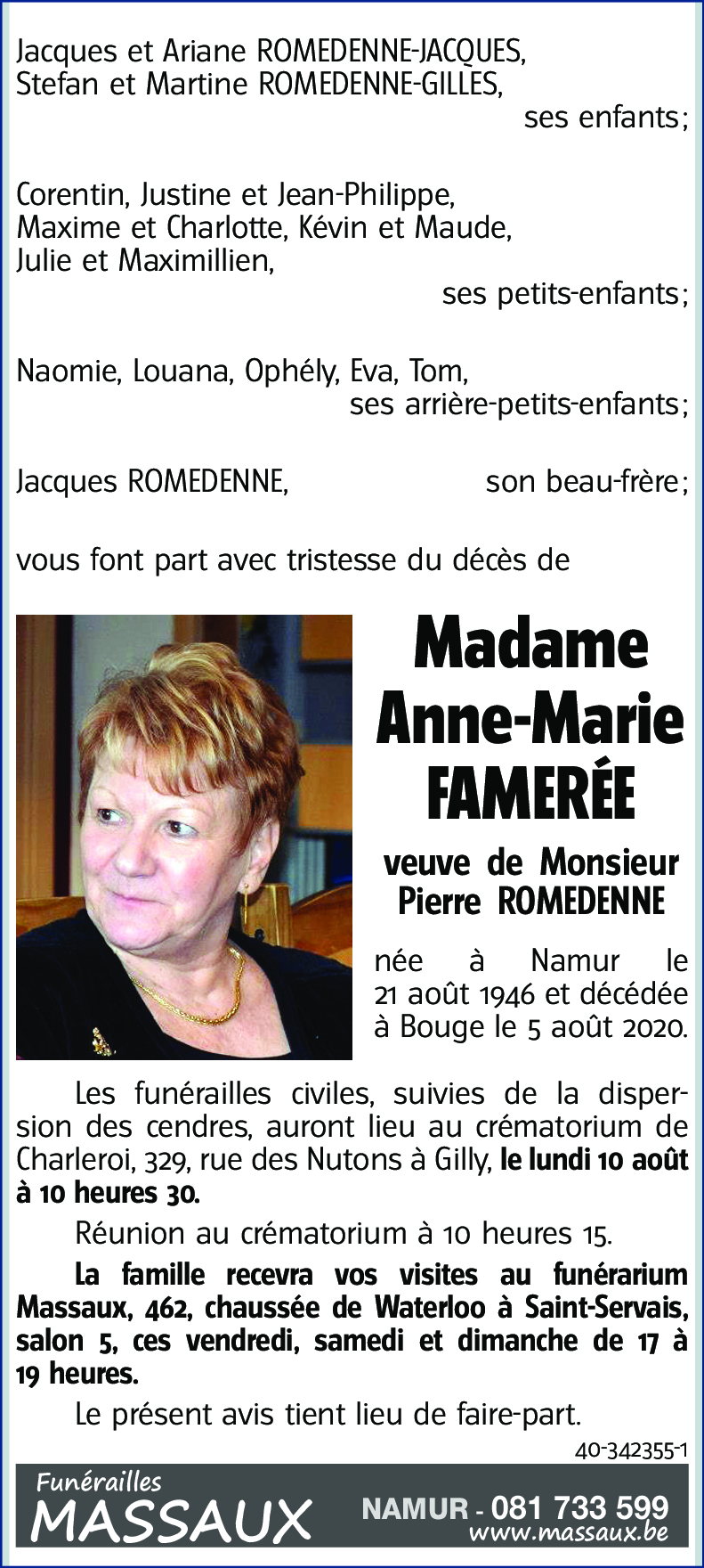 Anne-Marie FAMERÉE