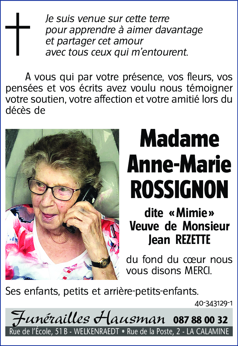 Anne-Marie ROSSIGNON