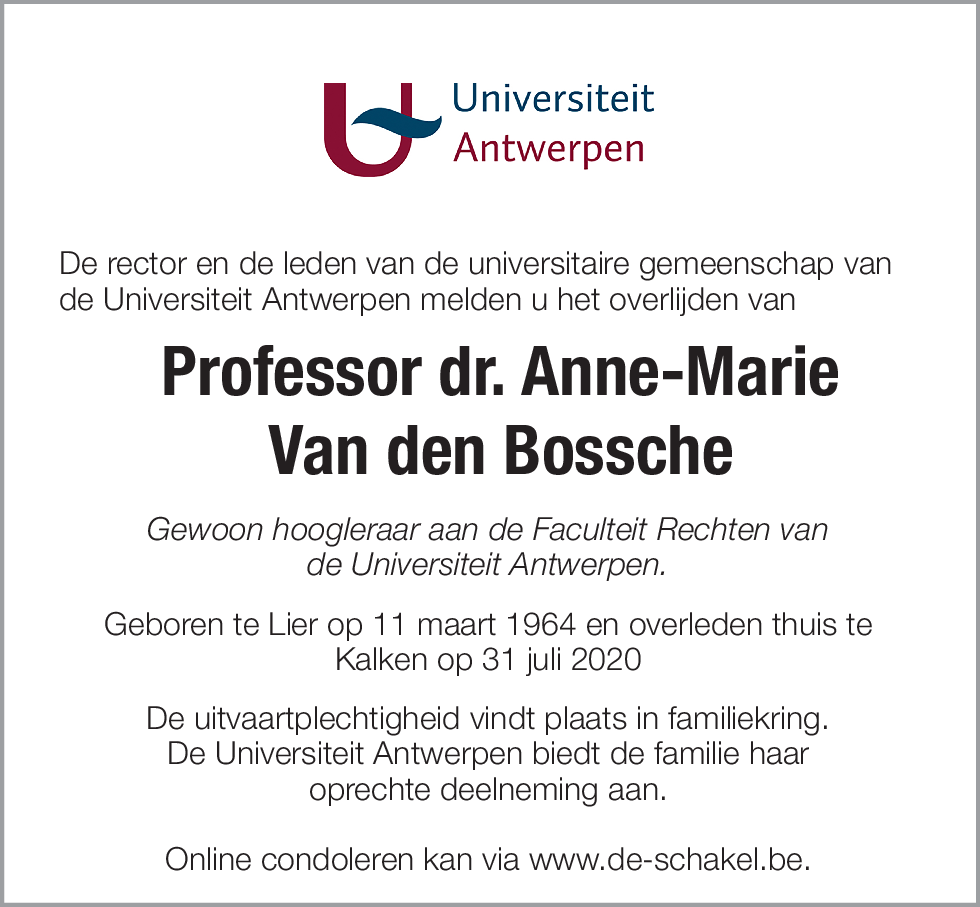 Anne-Marie Van den Bossche