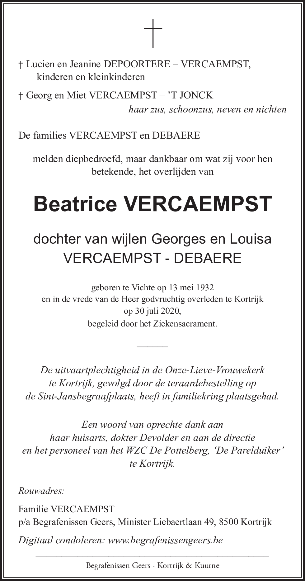 Beatrice VERCAEMPST