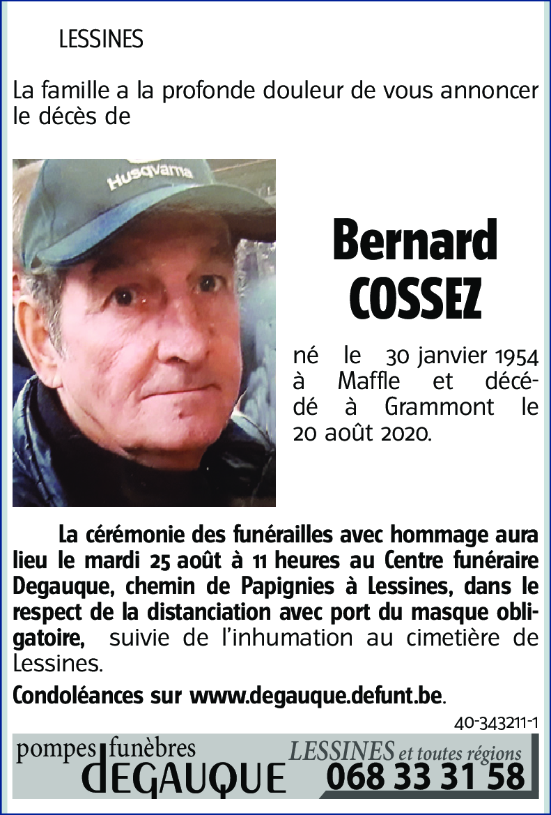 Bernard COSSEZ
