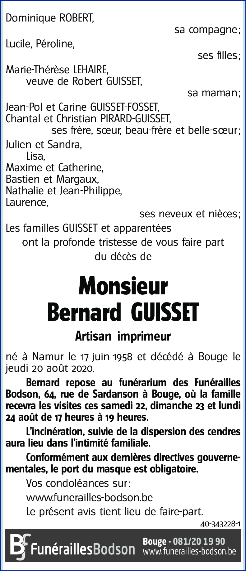 Bernard GUISSET