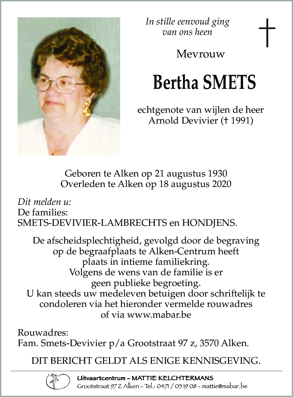 Bertha SMETS