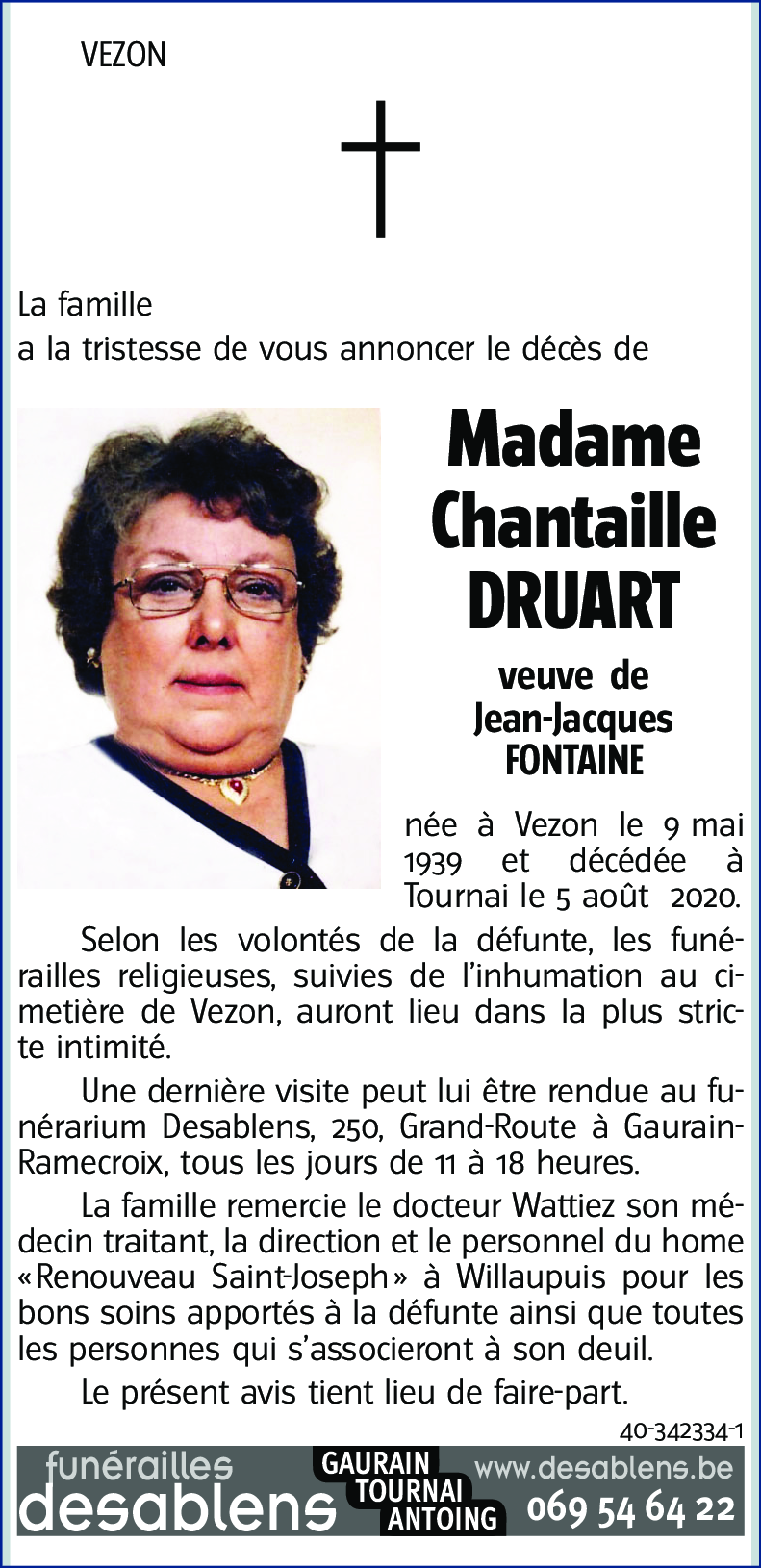 Chantaille DRUART