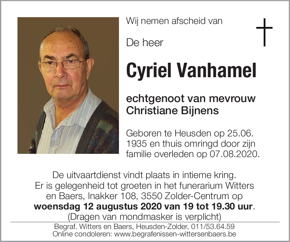 Cyriel Vanhamel