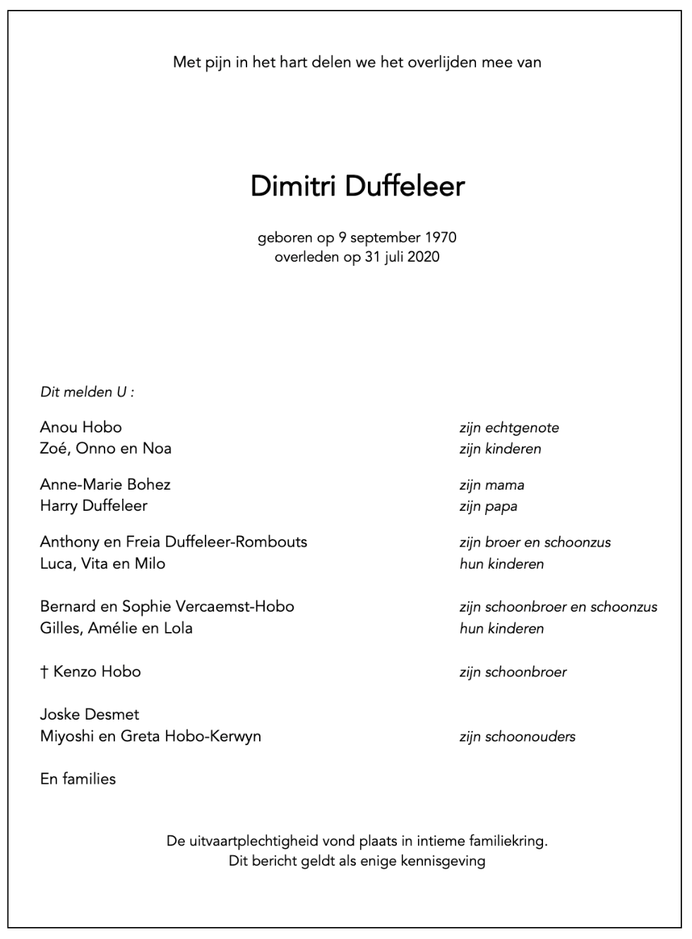 Dimitri DUFFELEER