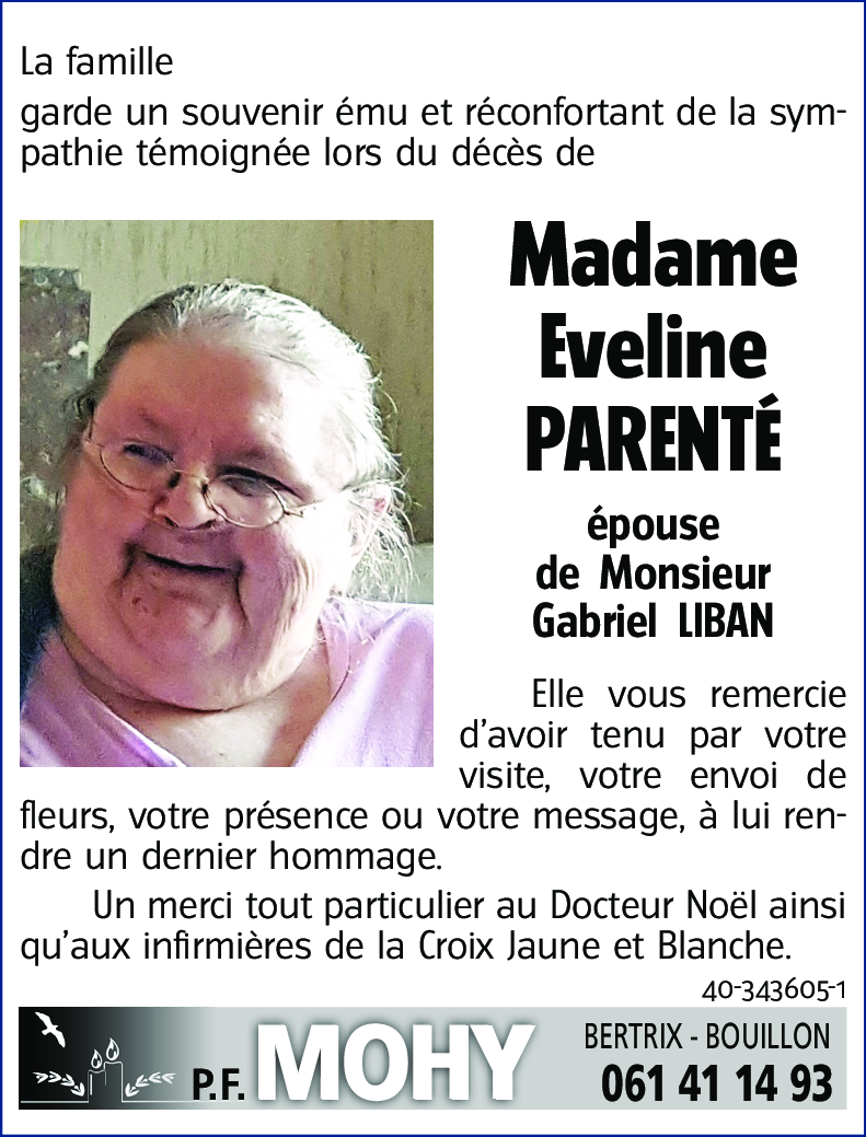 Eveline PARENTÉ