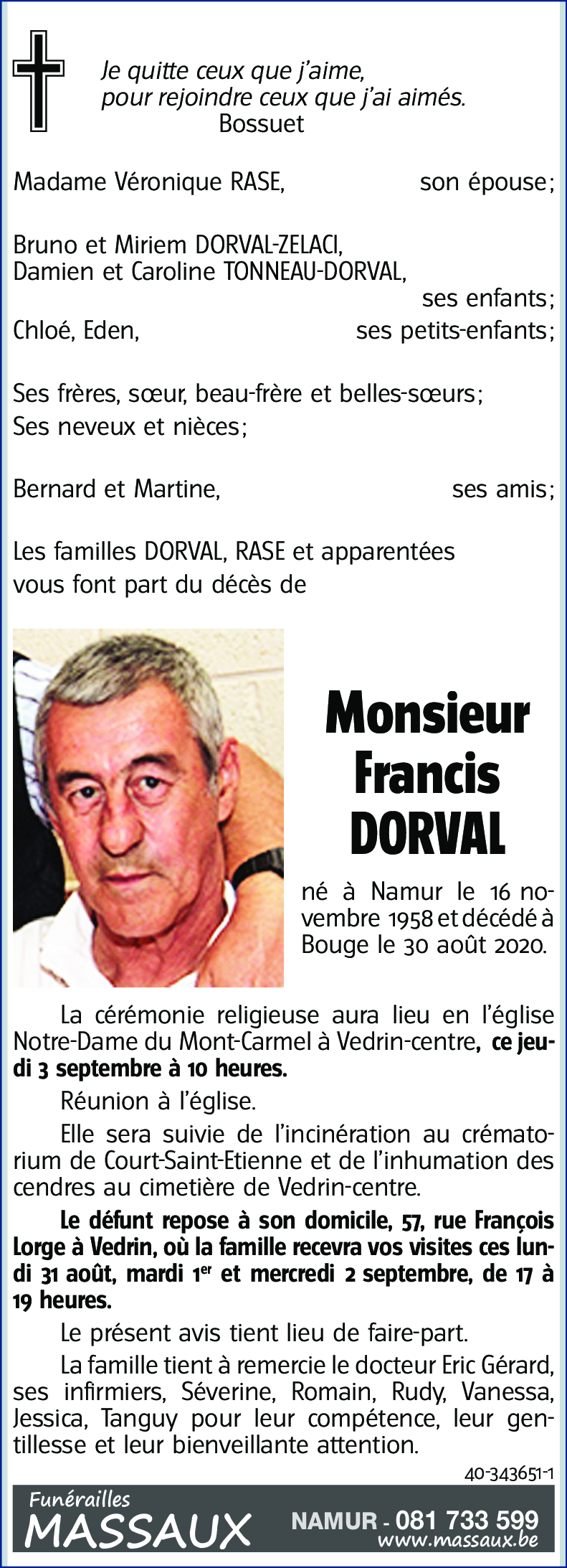 Francis DORVAL