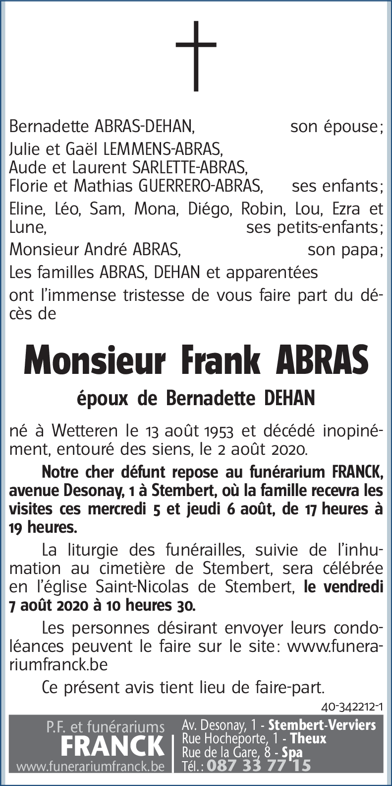 Frank ABRAS