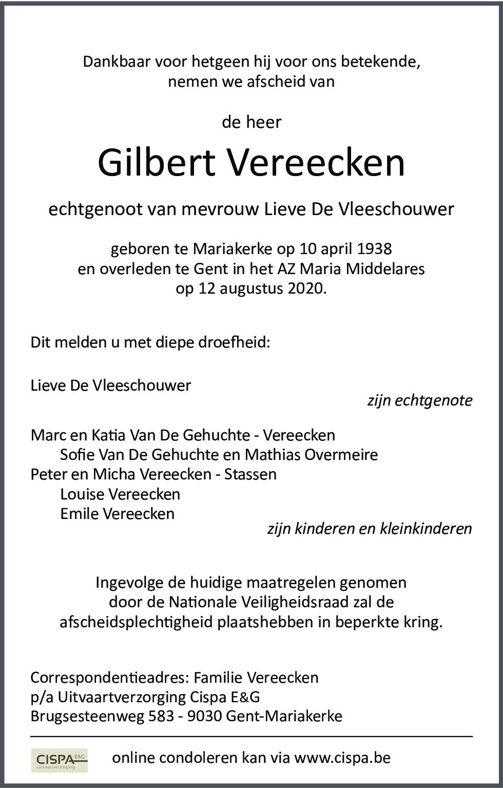 Gilbert Vereecken