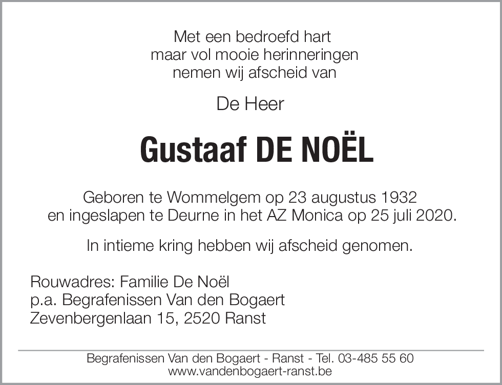 Gustaaf De Noël