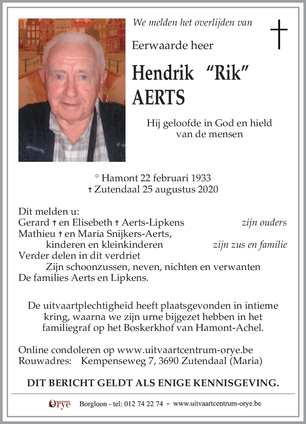Hendrik Aerts