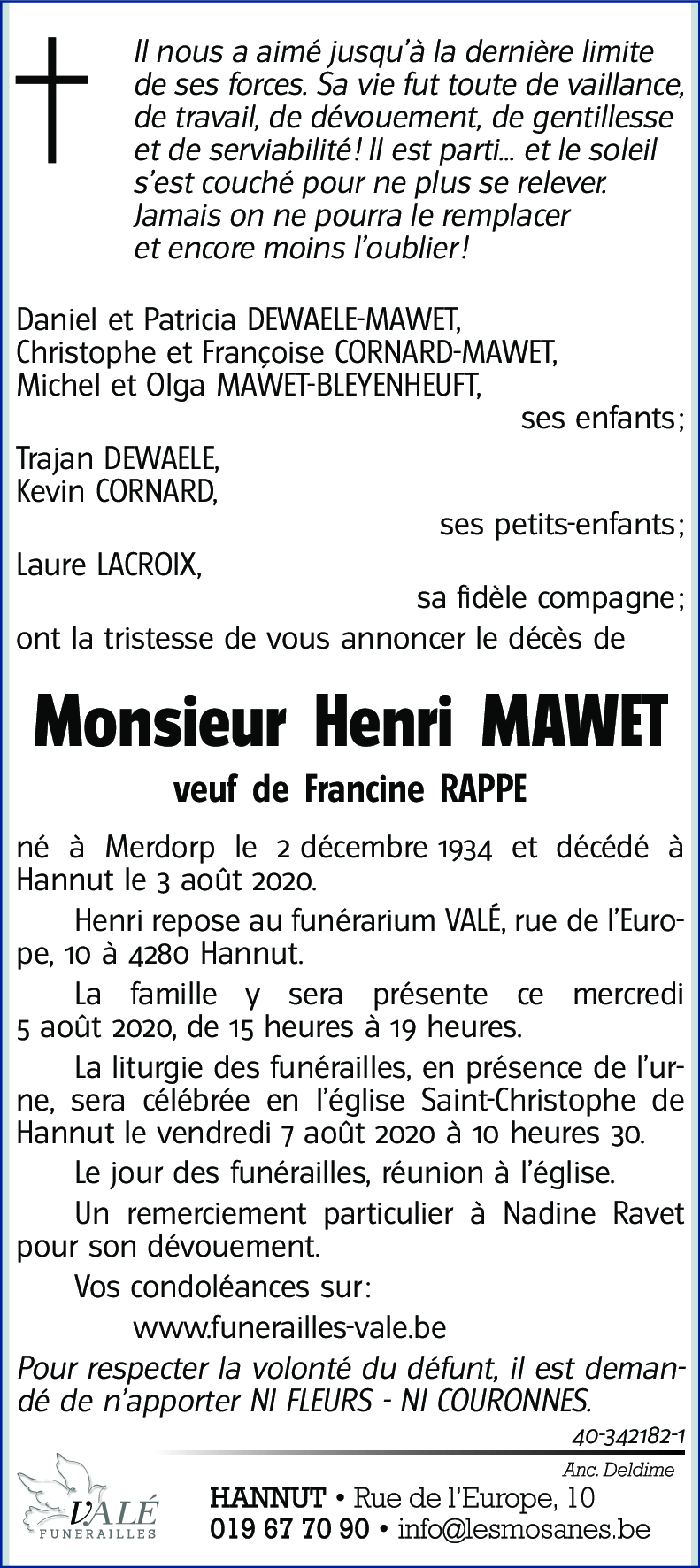 Henri MAWET