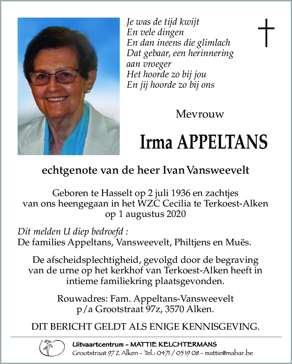 Irma APPELTANS