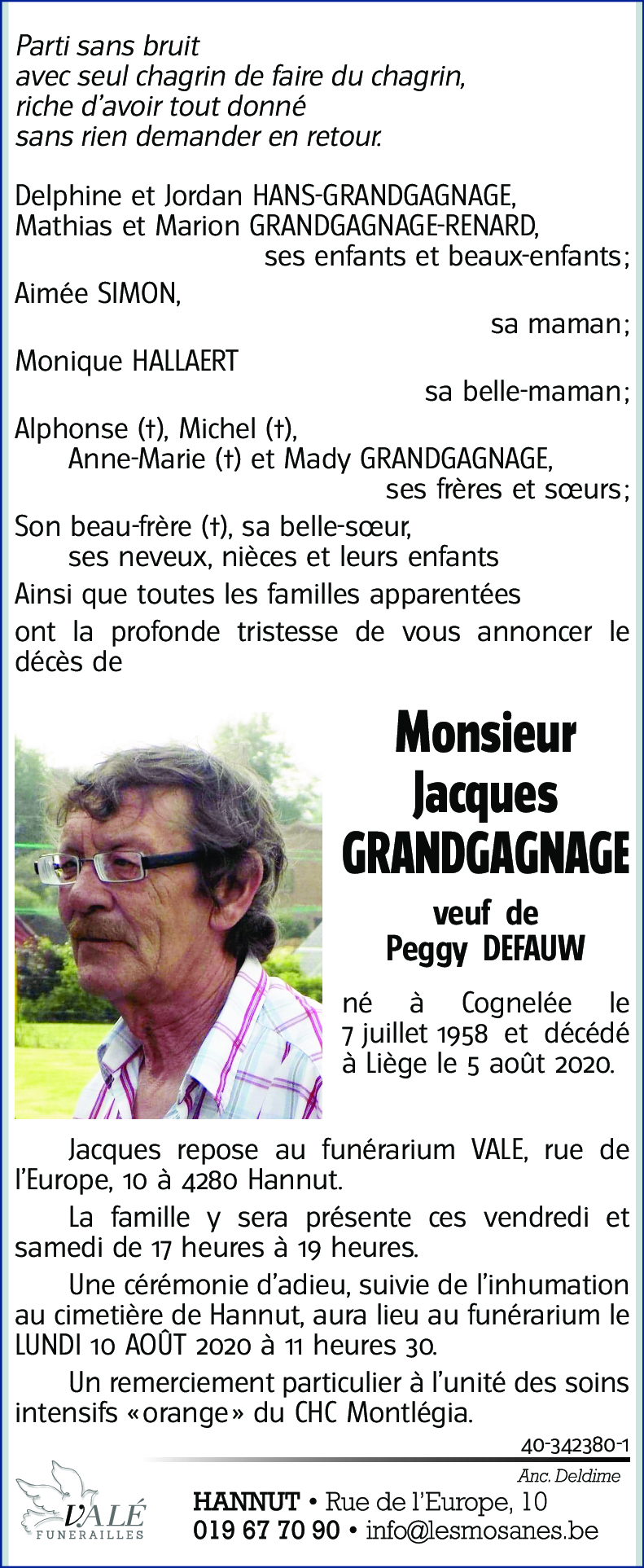 Jacques GRANDGAGNAGE