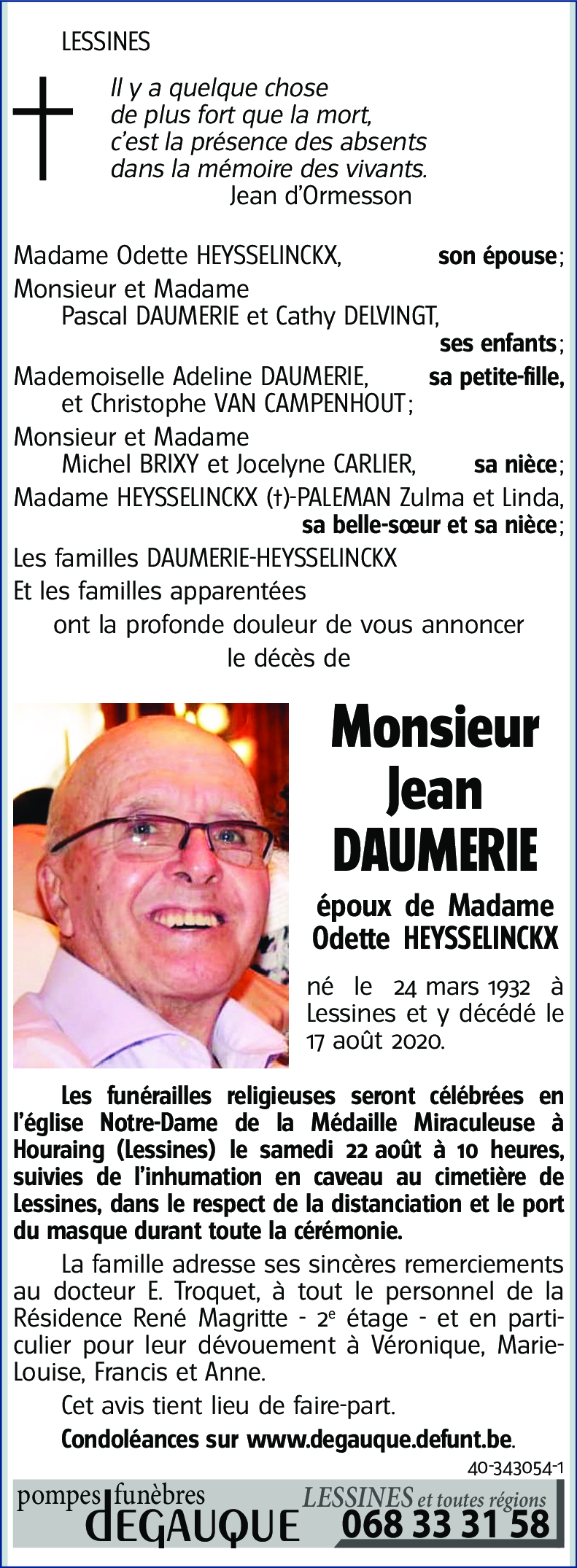 Jean DAUMERIE