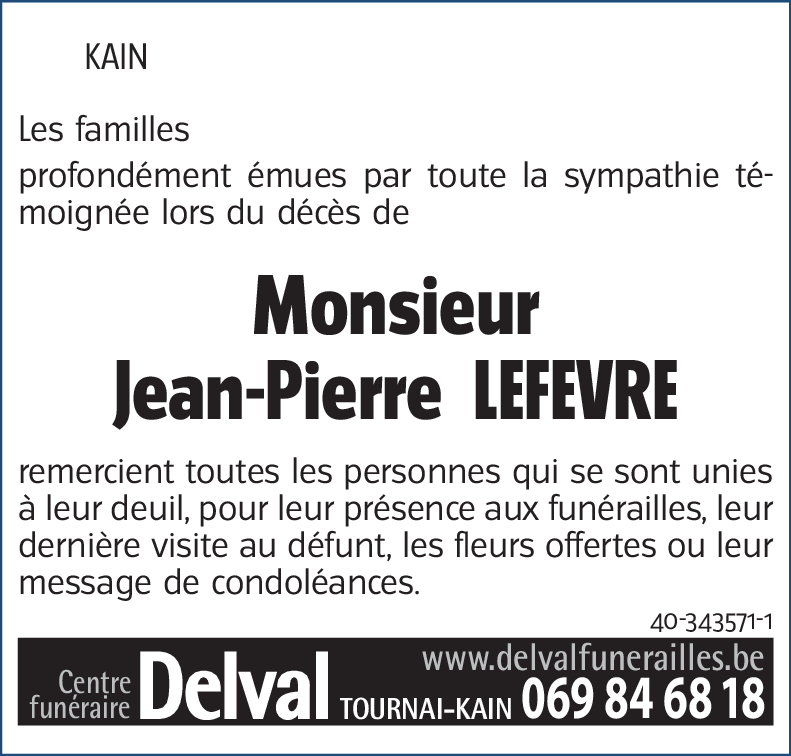 Jean-Pierre LEFEVRE