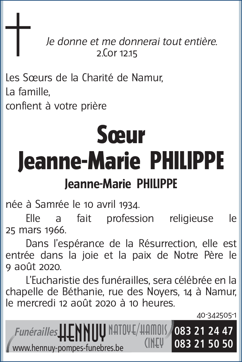 Jeanne-Marie PHILIPPE