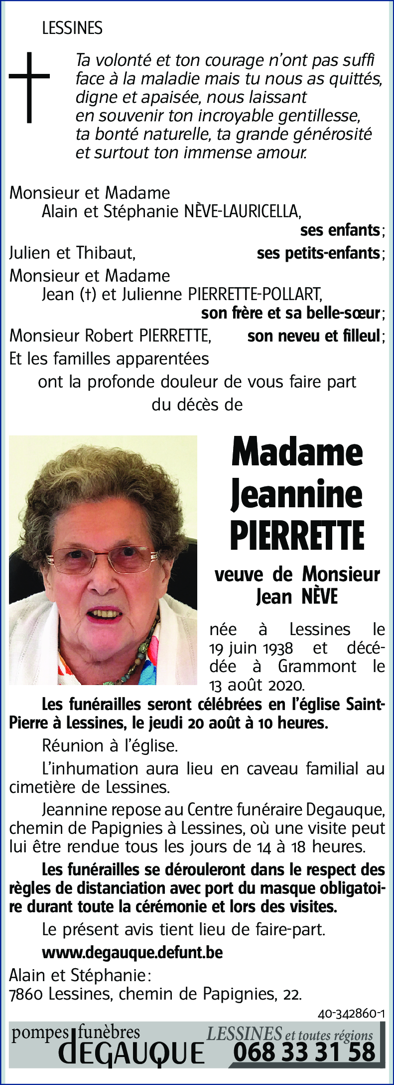 Jeannine PIERRETTE