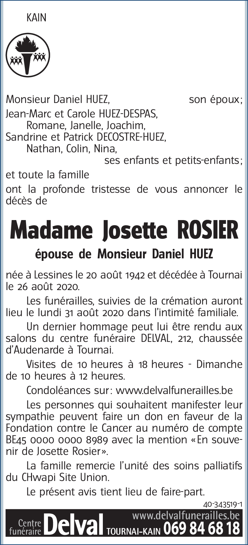Josette ROSIER
