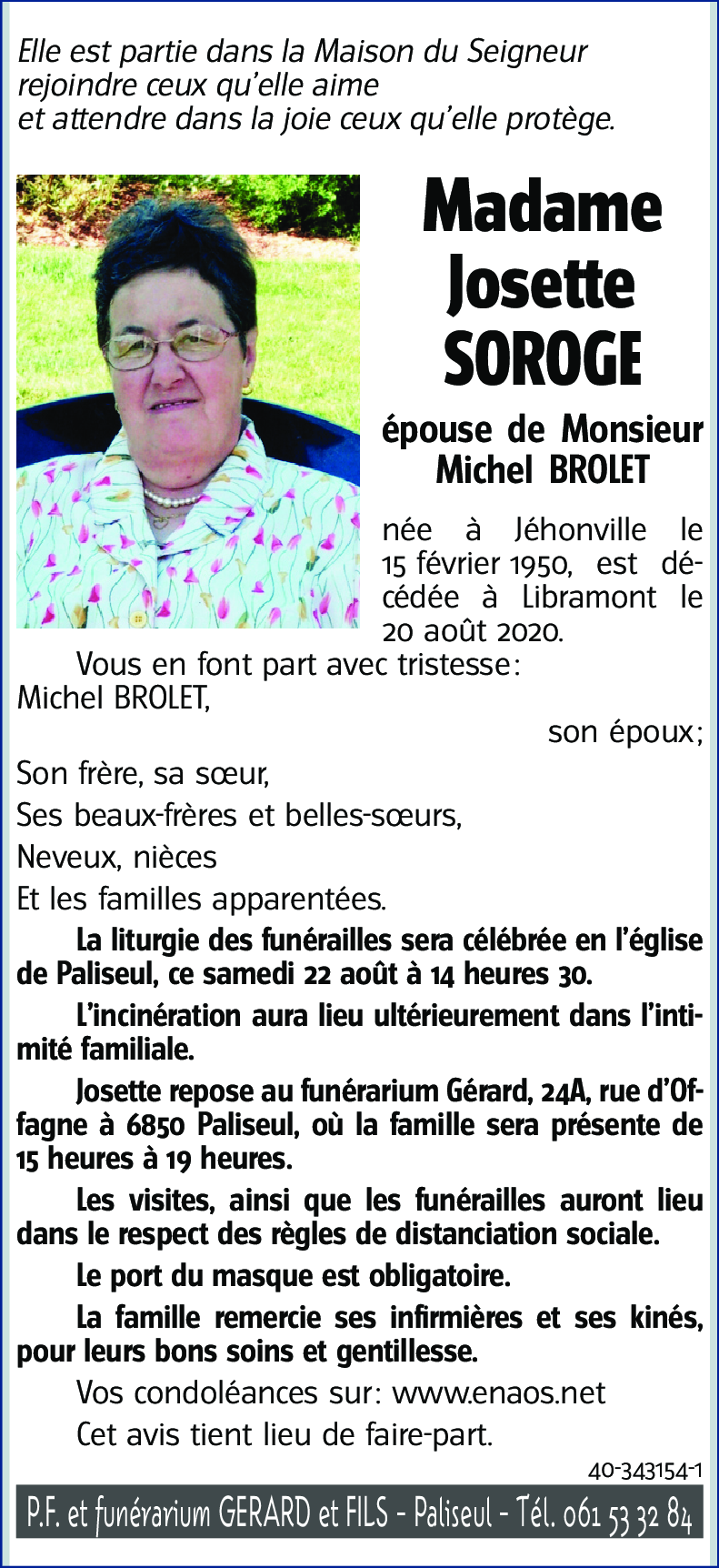 Josette SOROGE