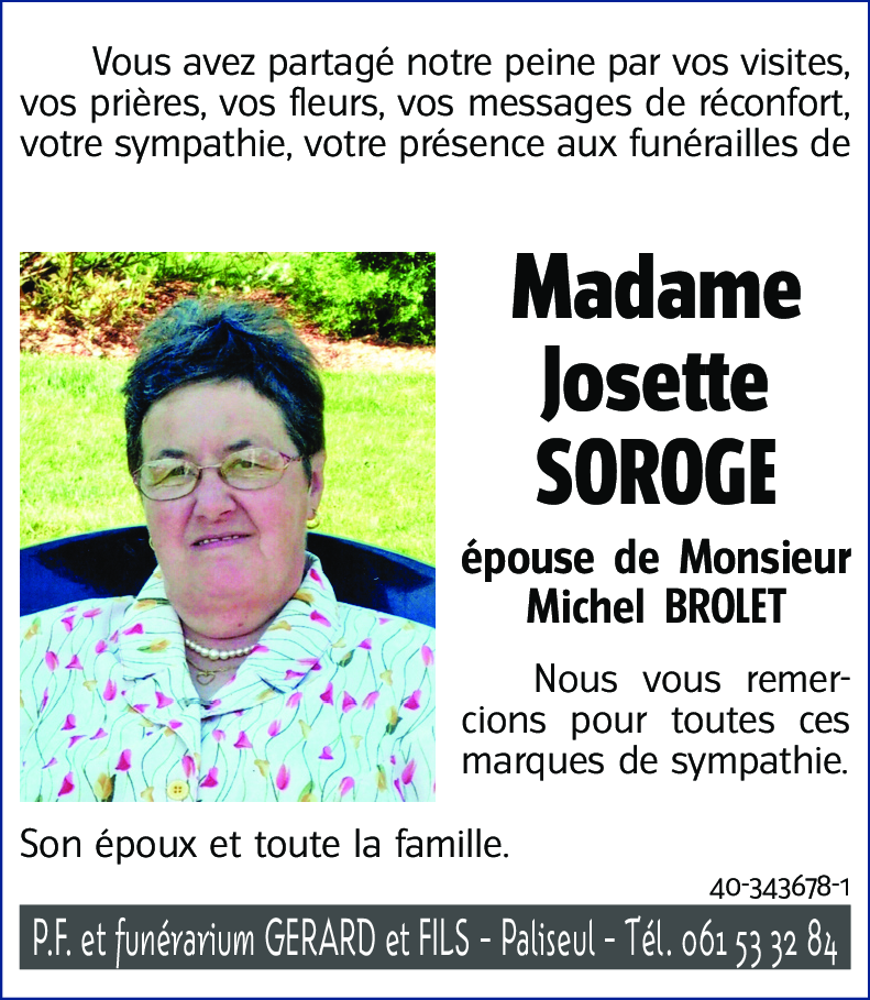 Josette SOROGE