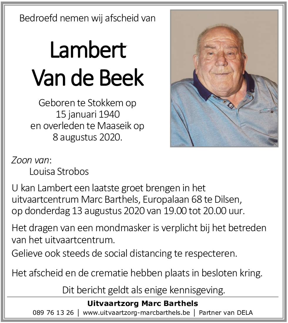 Lambert Van de Beek