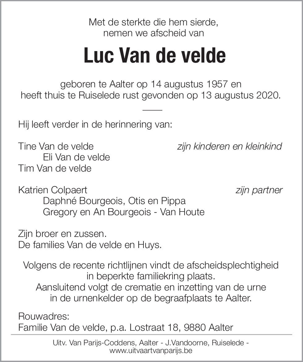 Luc Van de velde