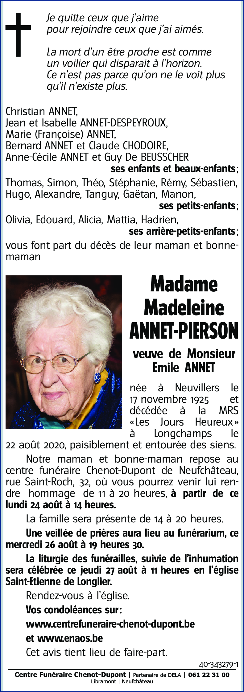 Madeleine ANNET-PIERSON