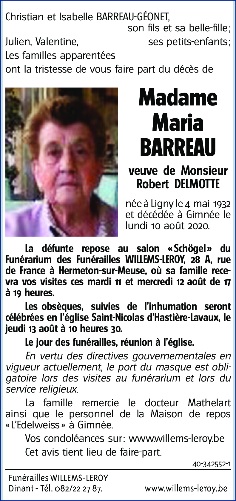 Maria BARREAU