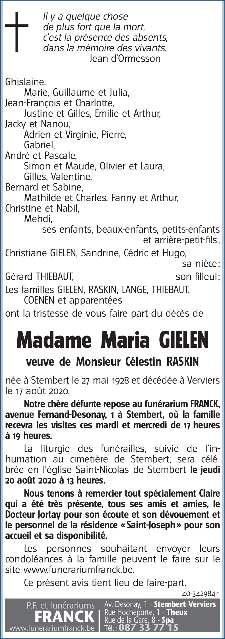Maria GIELEN