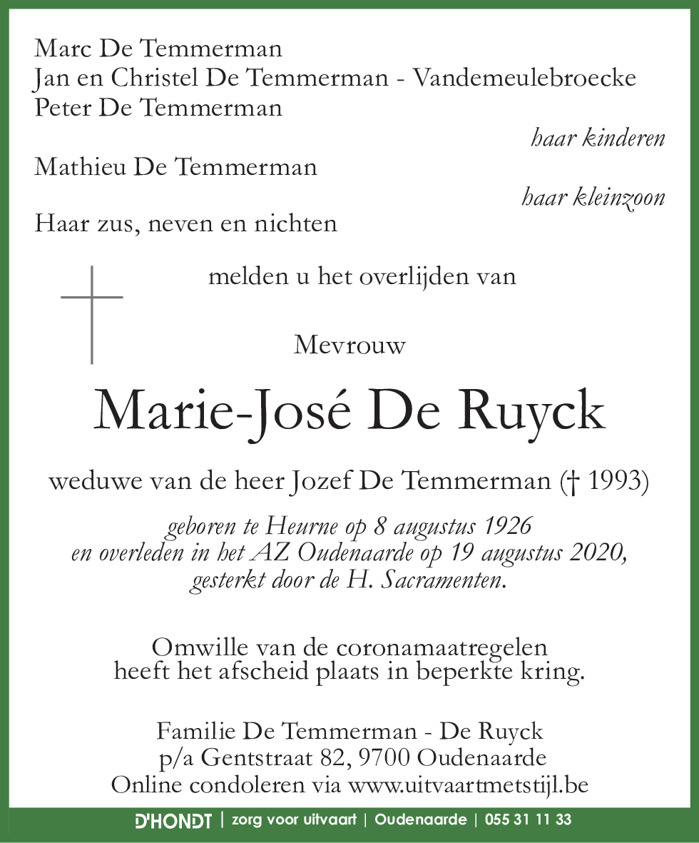 Marie-José De Ruyck