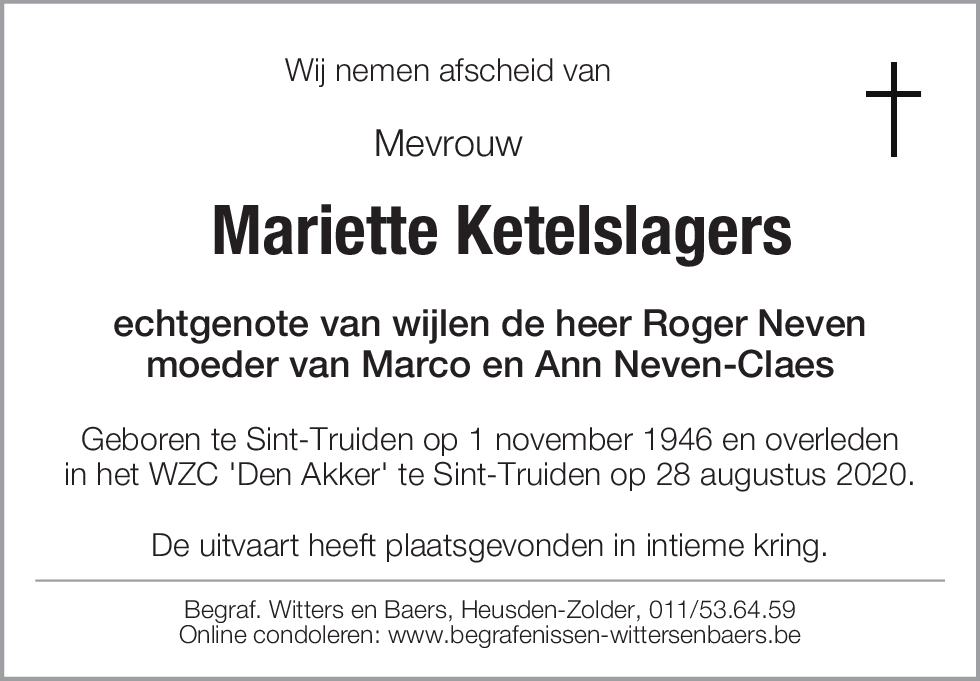 Mariette Ketelslagers