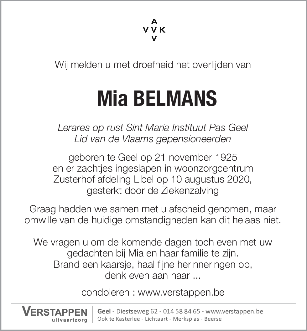Mia Belmans