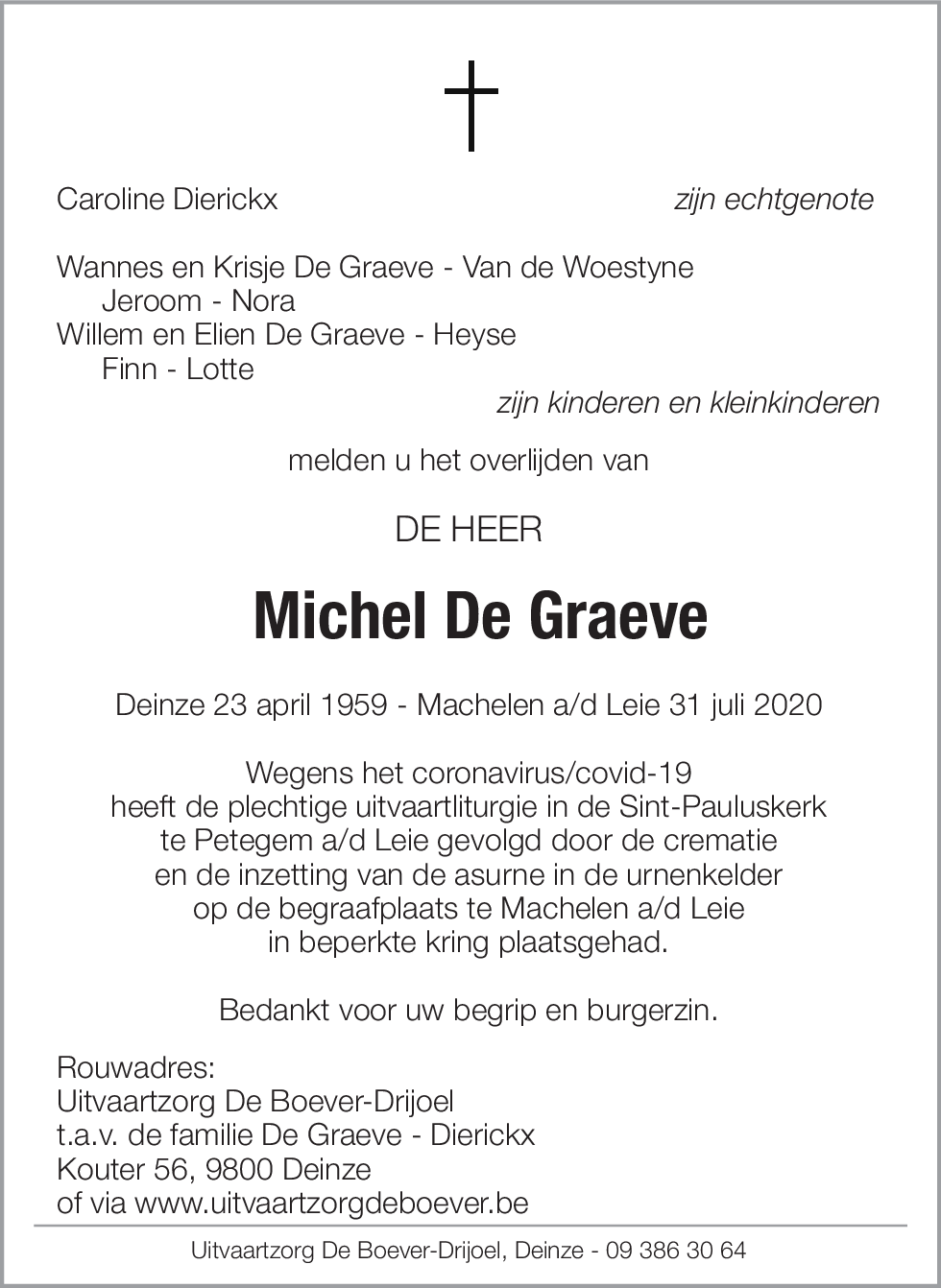 Michel De Graeve