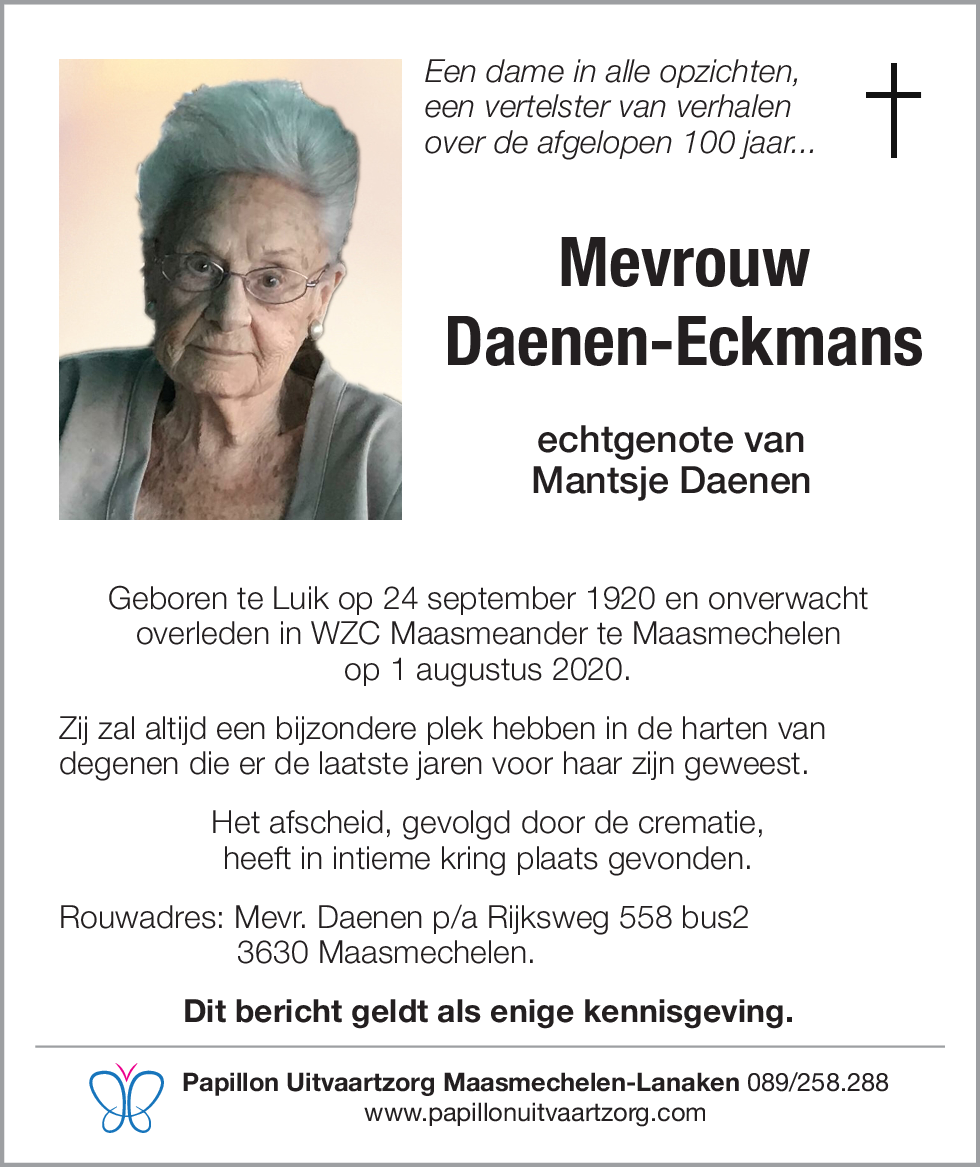 Mimi Daenen - Eckmans