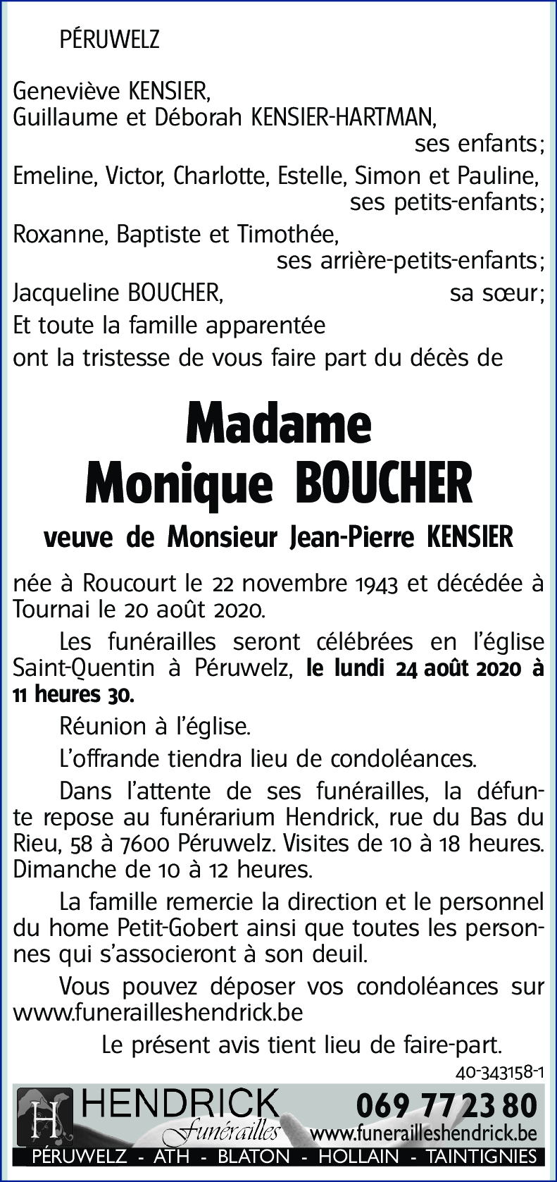 Monique BOUCHER