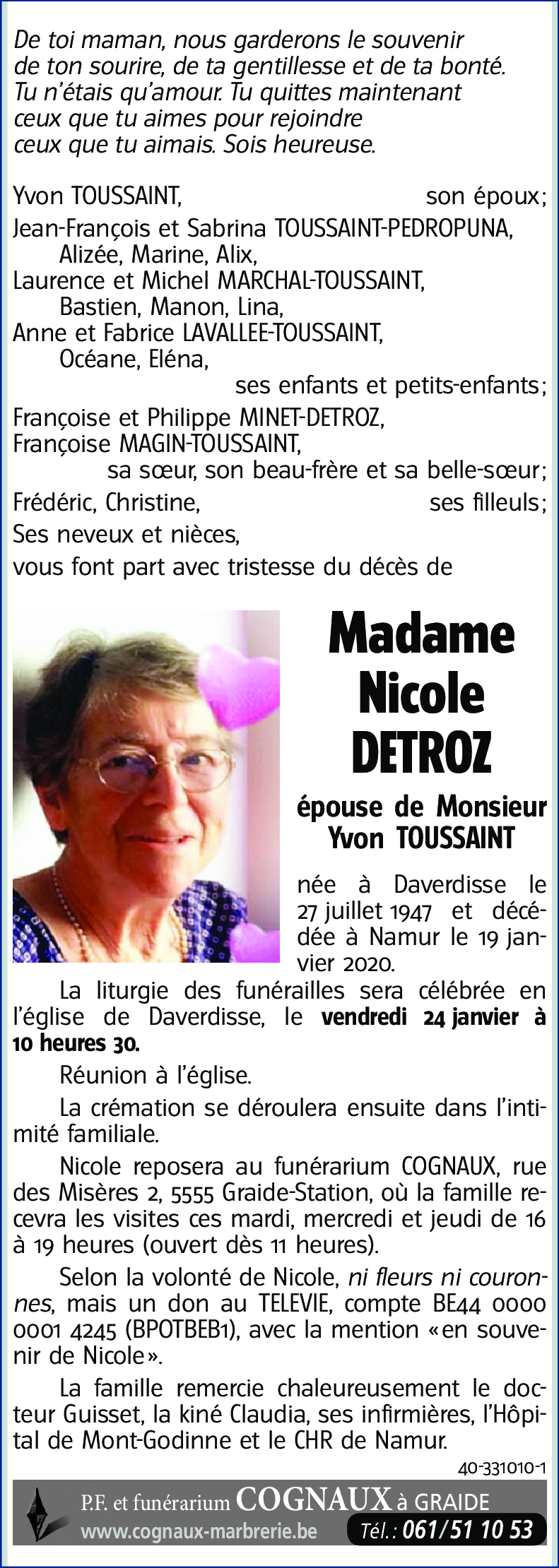 Nicole DETROZ