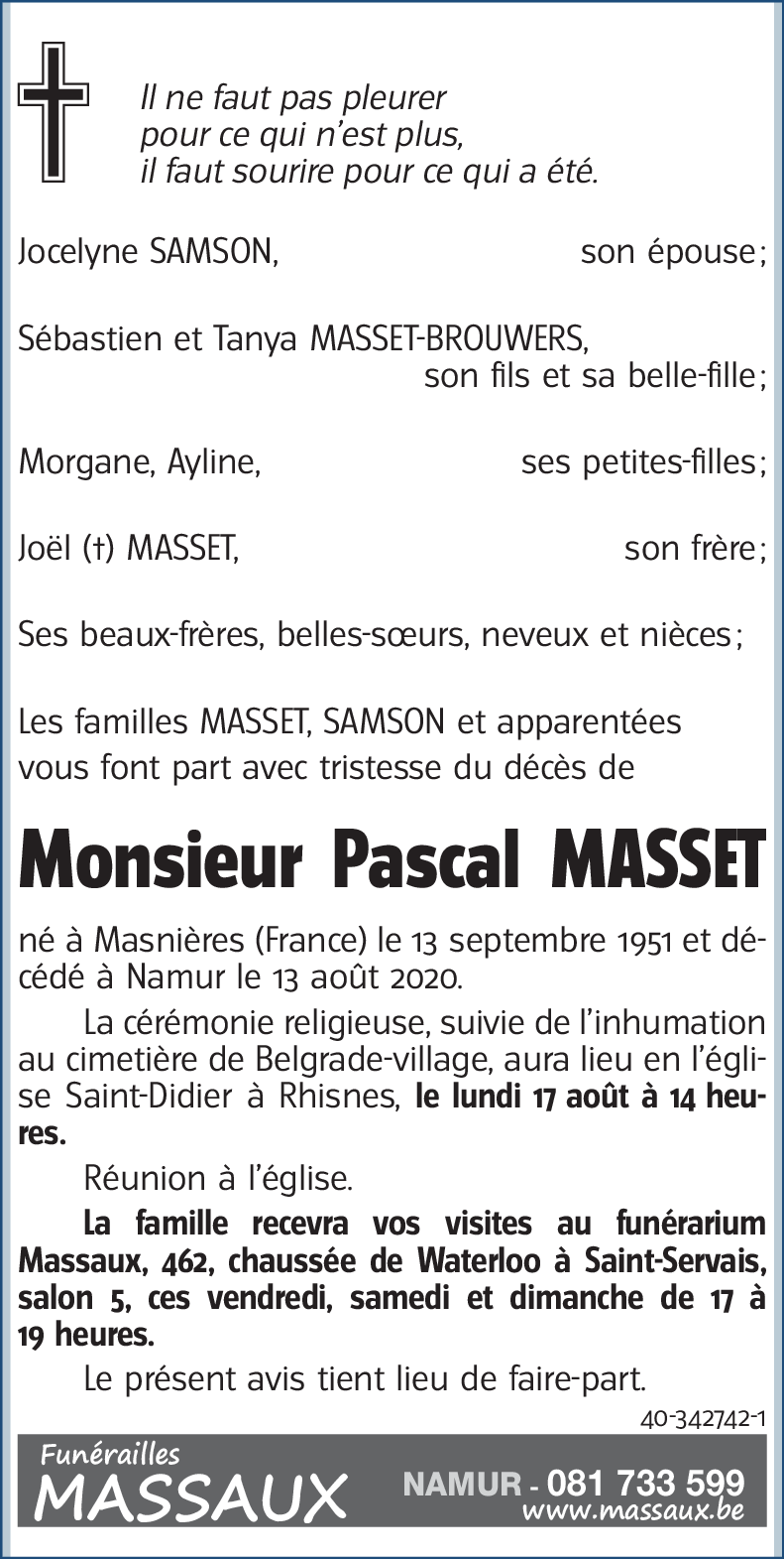 Pascal MASSET