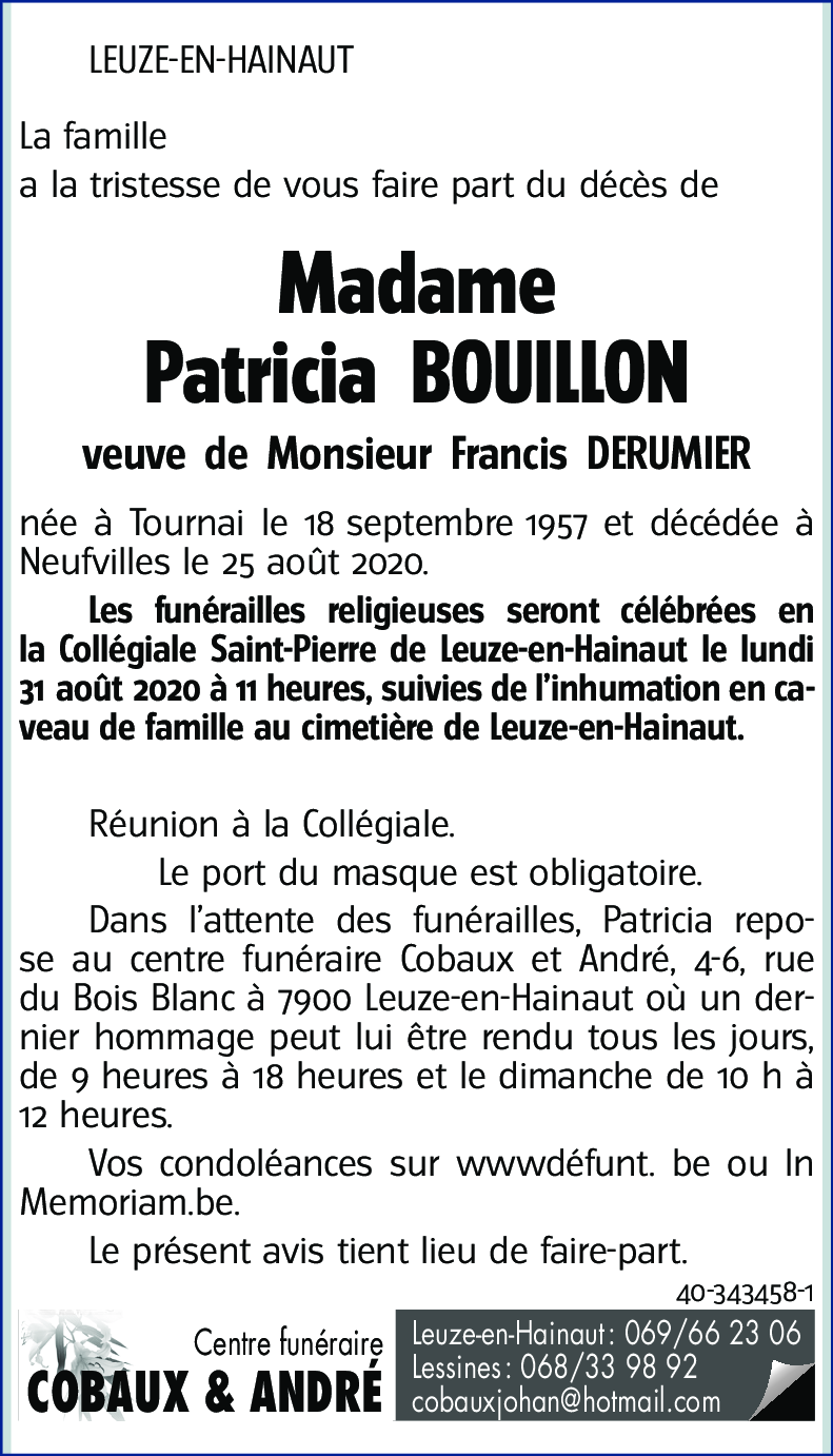 Patricia BOUILLON